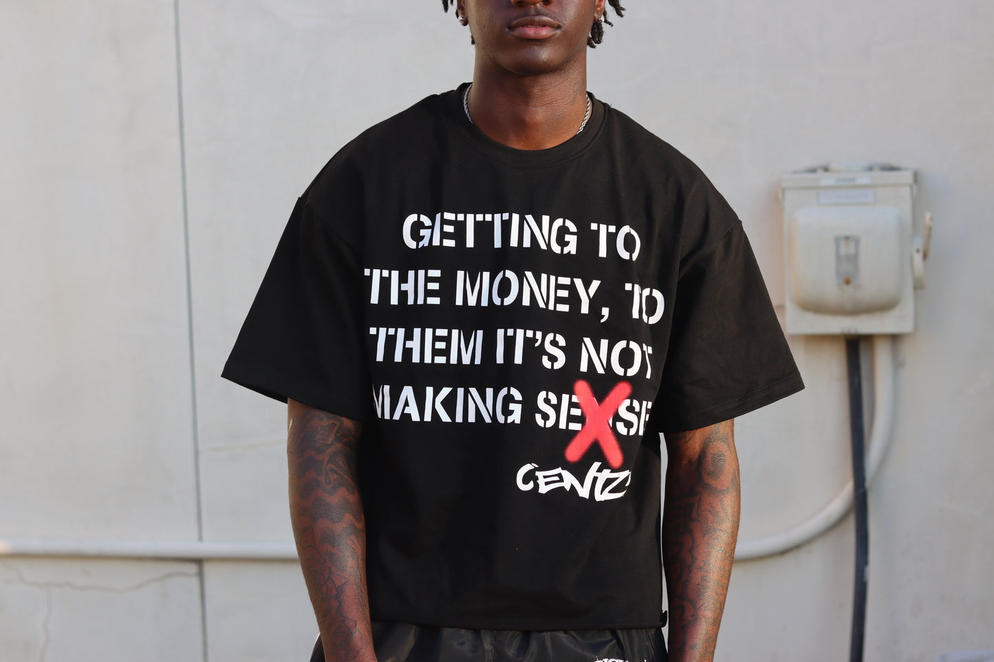 "Not Making Cents" Tee (Red)